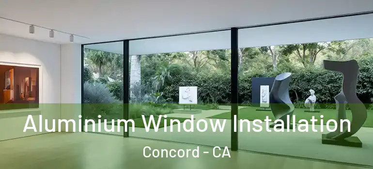  Aluminium Window Installation Concord - CA