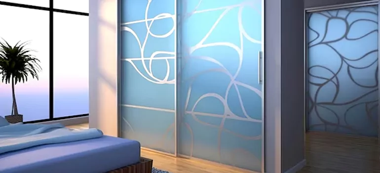 Frosting Glass Cabinet Doors in Concord, CA