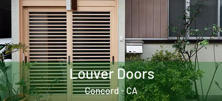  Louver Doors Concord - CA