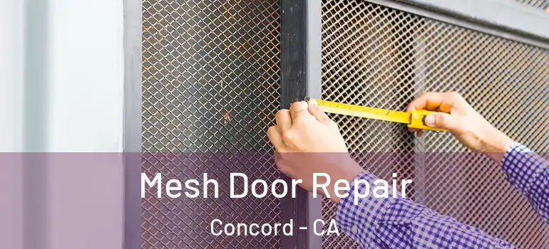  Mesh Door Repair Concord - CA