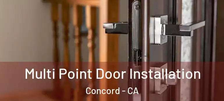  Multi Point Door Installation Concord - CA