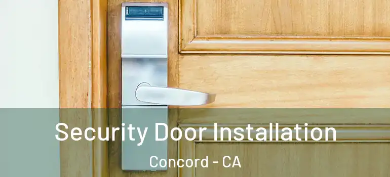  Security Door Installation Concord - CA