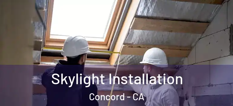  Skylight Installation Concord - CA