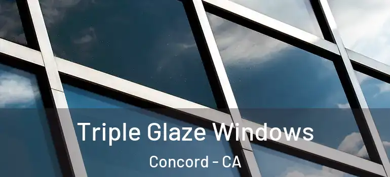  Triple Glaze Windows Concord - CA