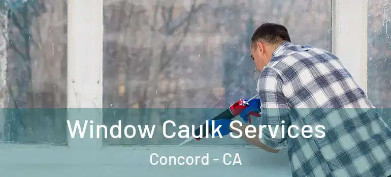  Window Caulk Services Concord - CA