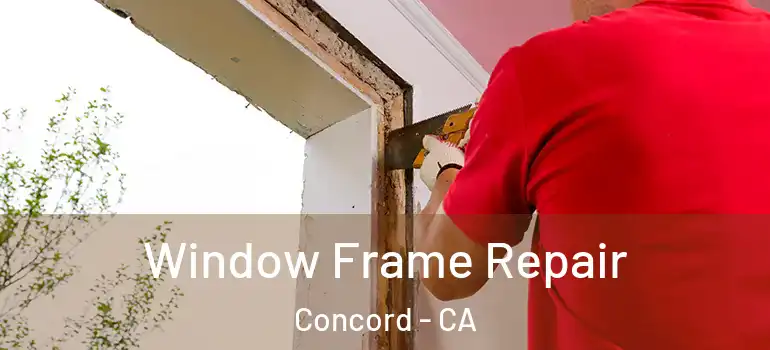 Window Frame Repair Concord - CA