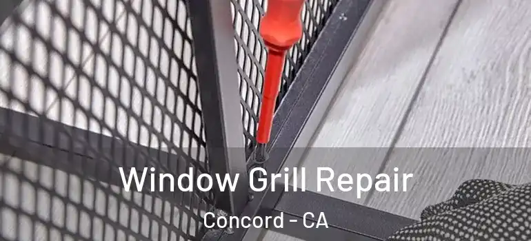  Window Grill Repair Concord - CA